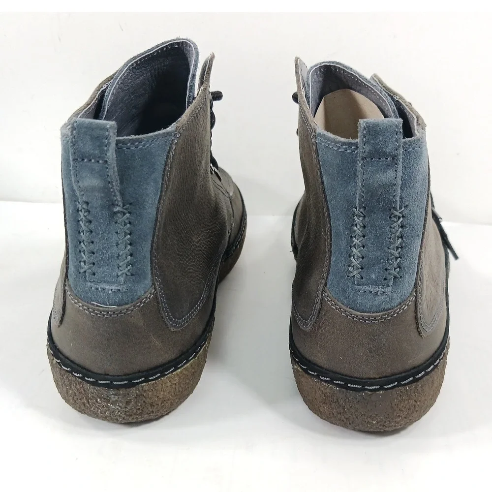 Bluprint Newport Overcast Mens Grey Leather Chukka Boots BP155FT04-OVC10 Size 10